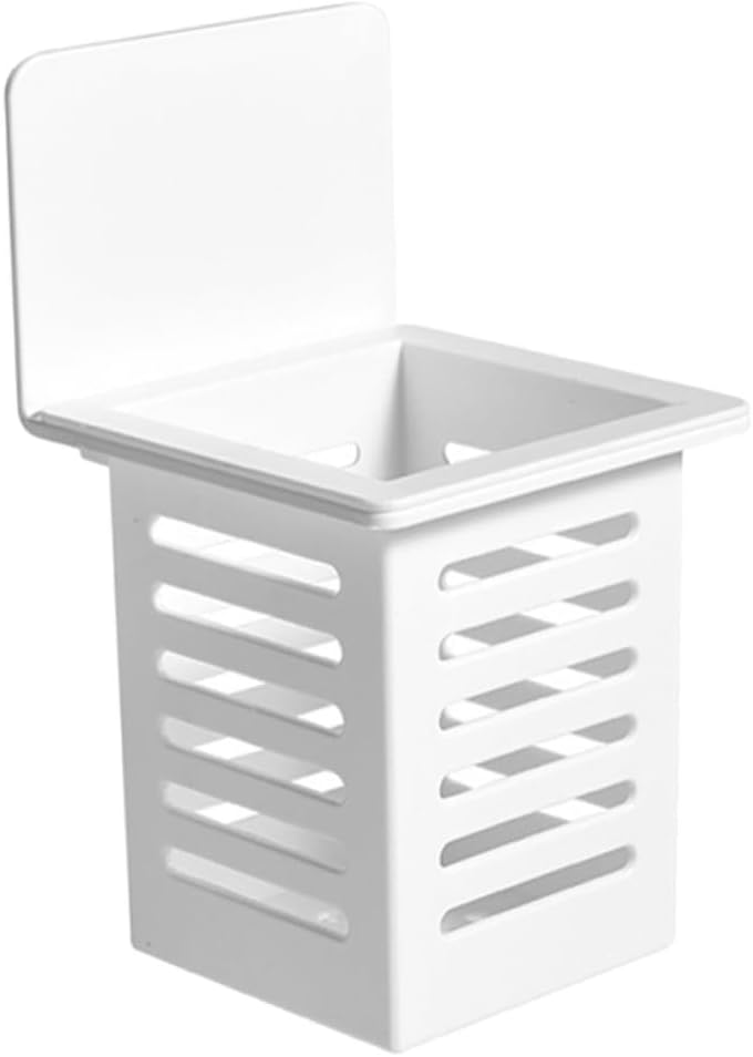 DIYOHFE Kitchen Tool Holder Wall-mounted utensils and Forks Spoons Rack,Drying Rack Space-saving,Storage of stationery, makeup brushes, and cleaning tools - Image 1
